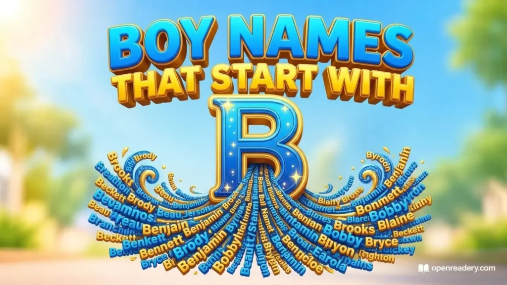 boy names that start with b