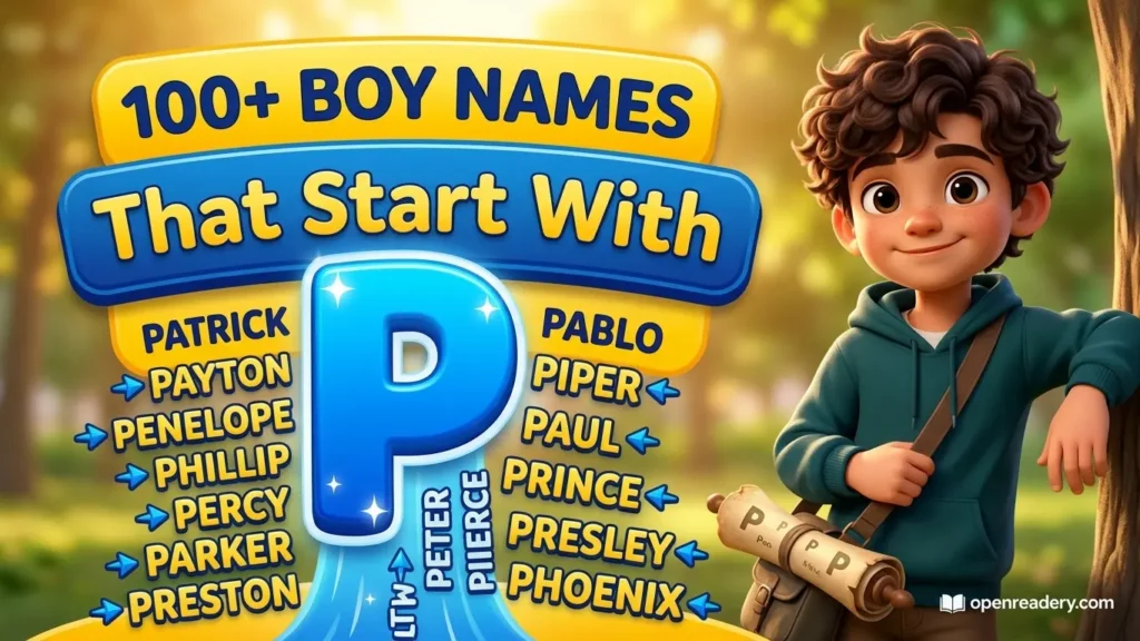 boy names that start with p