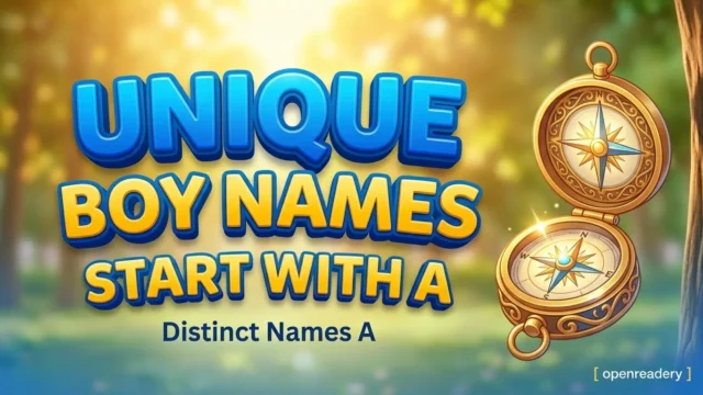 unique boy names that start with a 1